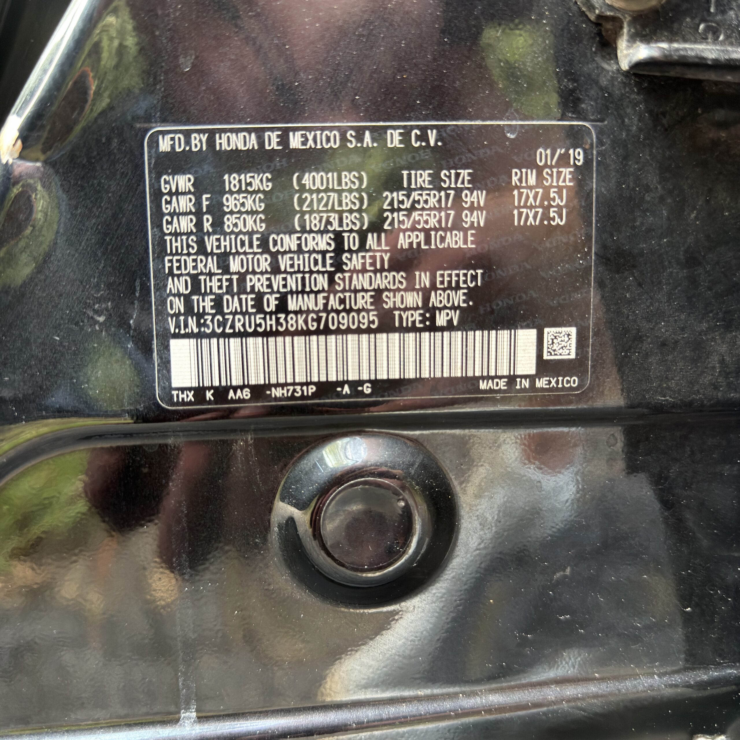 2019 Honda HR-V LX - Photo 48